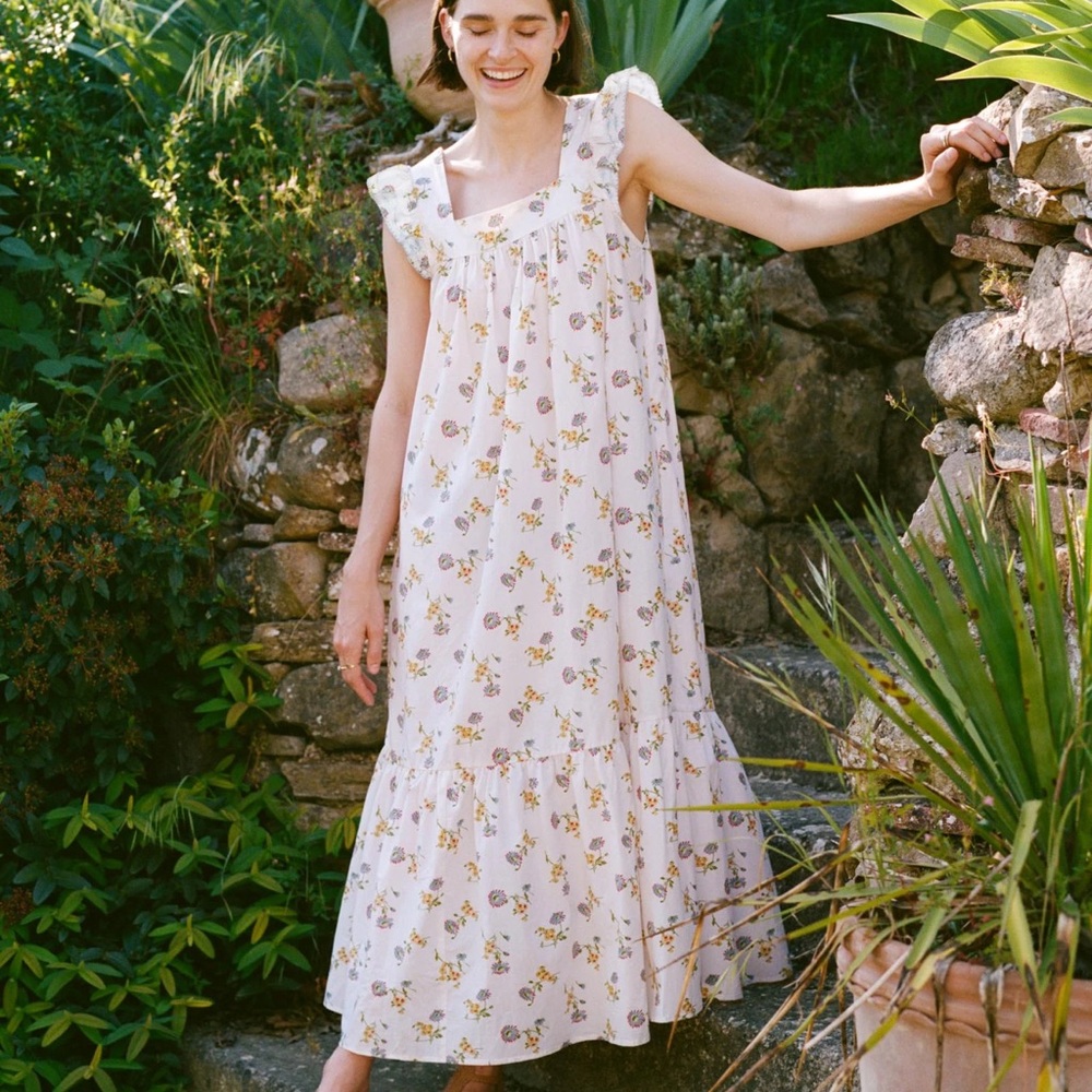 NWT Christy Dawn Benny Dress in Alabaster Daisy Sz S